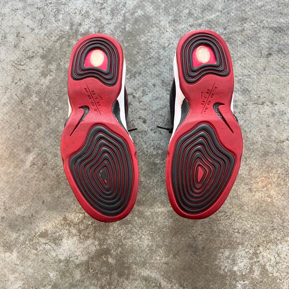 Nike Air Penny 2 II Miami Heat Black White Red 333886-002 Men\'s Size 10.5 2016